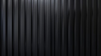 Metallic black texture. Steel sheet roof background. Iron corrugated background.