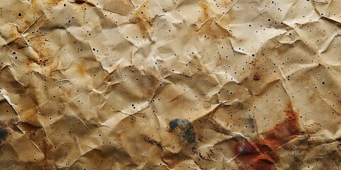 Vintage Paper Texture: Colorful Specks on Aged Background
