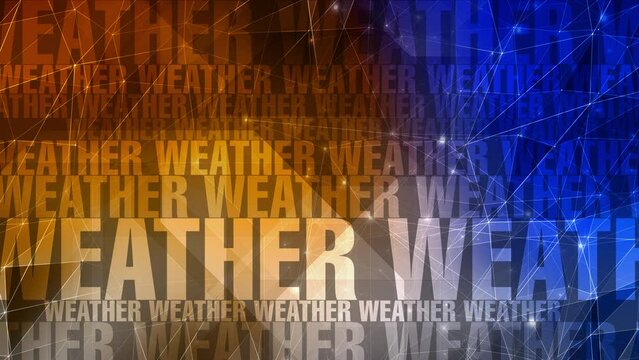 Weather channel creating abstract background for global weather forecast with local weather information template