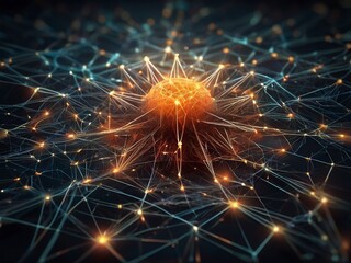 3D abstract fractal background. Design element for brochure, advertisements, presentation, web and other graphic designer works. Digital collage.

