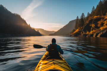 Kayaking at Sunrise
