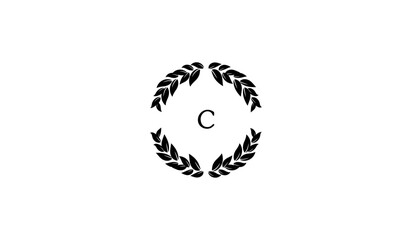 Ears of Wheat Alphabetical Logo