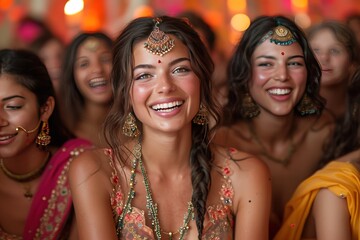 Sangeet Night Extravaganza Highlight the lively and musical celebrations of Sangeet night
