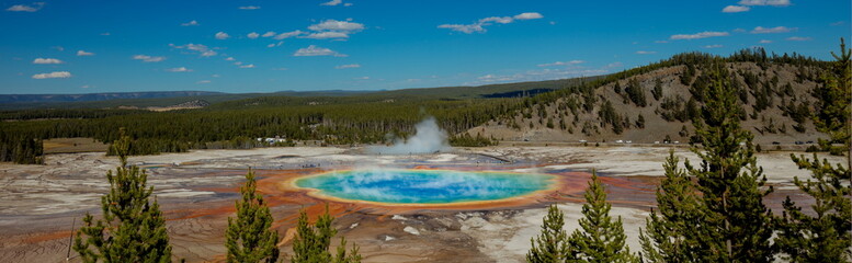 Grand Prismatic Spring Panoramic