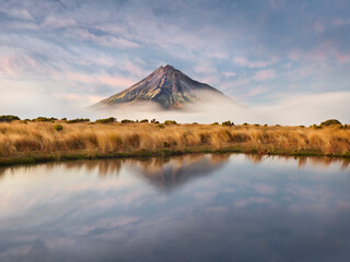 Mount Taranaki, nahe Pouakai Hut, Egmont Nationalpark, Taranaki, Nordinsel, Neuseeland, Ozeanien