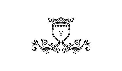 Luxury Crown Alphabetical Logo