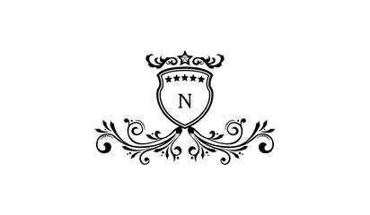 Luxury Crown Alphabetical Logo