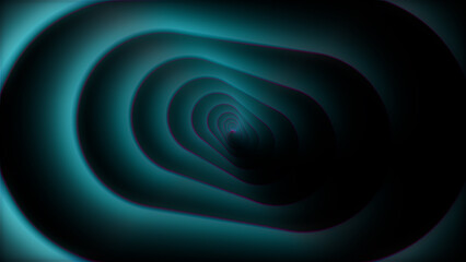 Abstract Optical Illusional Dreamy Illusion Tunnel 