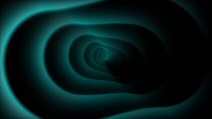 Abstract Optical Illusional Dreamy Illusion Tunnel 