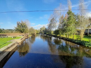 Río Miño a su paso por A Ponte de Outeiro, Galicia