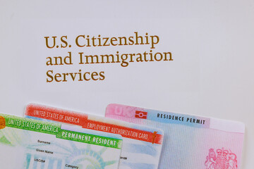 Immigrants in United States with Residence Permit, Employment Authorization Card, Permanent...