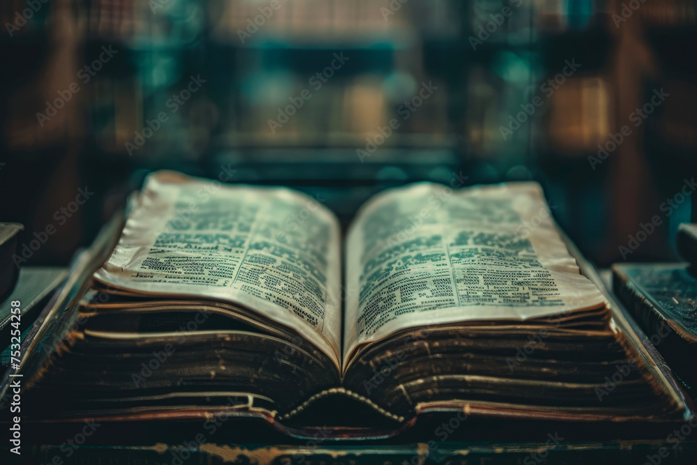 Poster a book that is written in a foreign, ancient or invented language