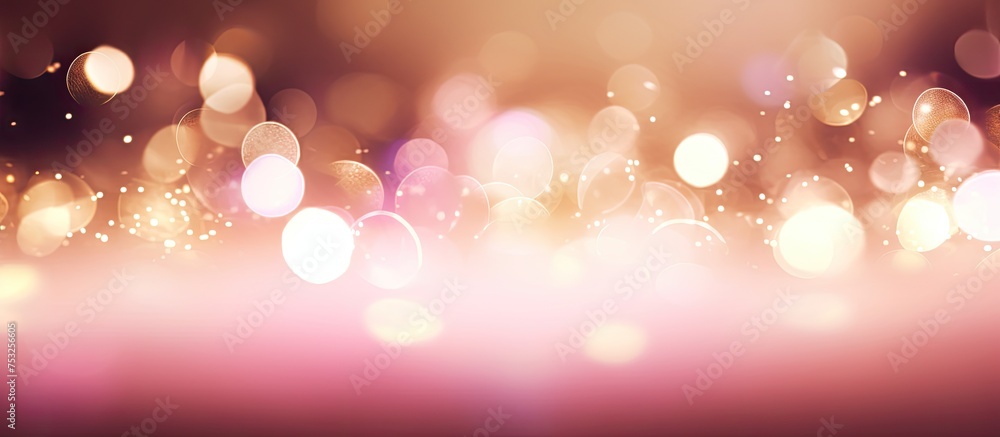 Poster ethereal abstract background with soft pastel colors and gentle flares