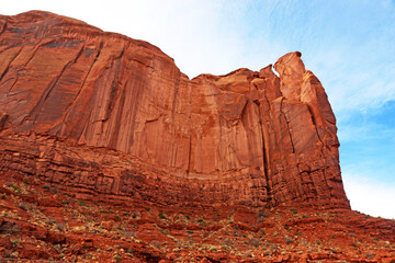 Fototapeta na wymiar Rock formations of Monument Valley, Utah 