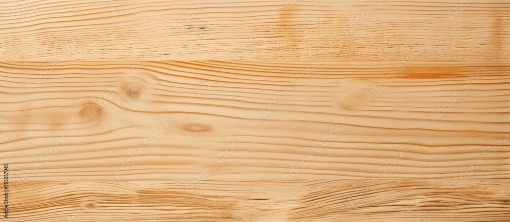 Poster Gleaming Wooden Surface Reflecting Light with a Smooth Finish for Design Projects