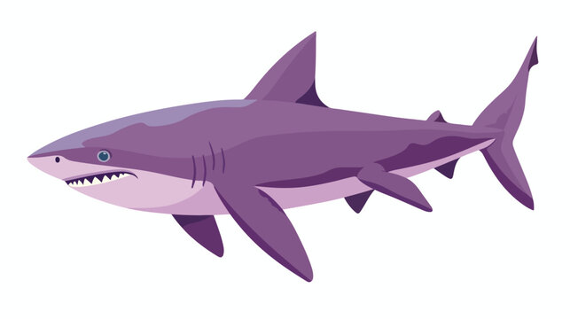 Purple shark