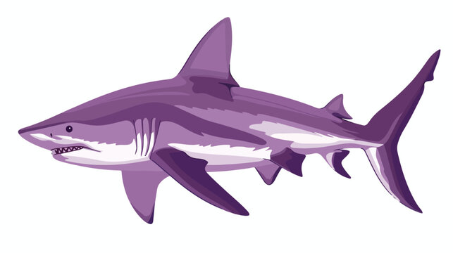 Purple shark