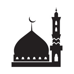 Islamic Mosque Vector Clipart Illustration,  Mosque Vector, Masjid Vector clipart