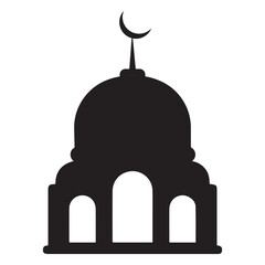 Islamic Mosque Vector Clipart Illustration,  Mosque Vector, Masjid Vector clipart