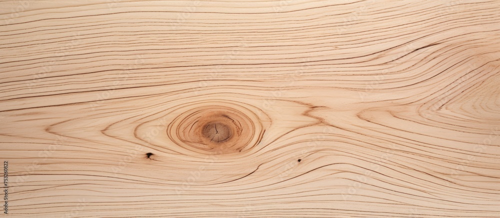 Poster Rustic Wooden Surface Close-Up Texture with Natural Grain Patterns