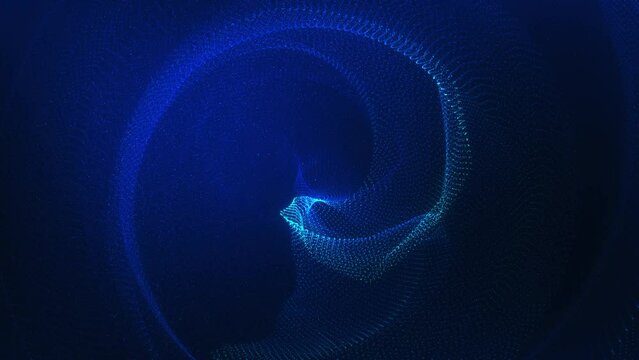 Technology Corporate Particles Background