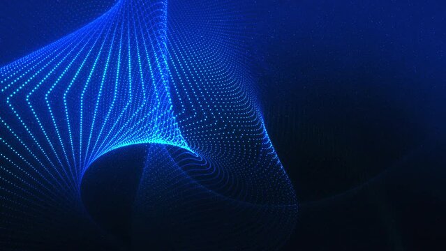 Technology Corporate Particles Background