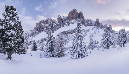 Sella Massiv vom Grödner Joch, Passo Gardena, Südtirol, Alto Adige, Italien