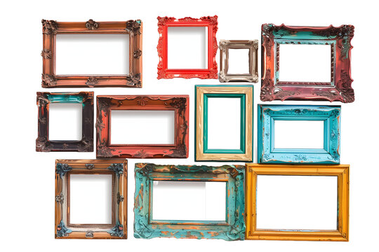 Colorful photo frames discount