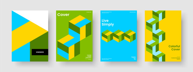 Obraz premium Isolated Report Design. Geometric Background Template. Creative Banner Layout. Poster. Business Presentation. Flyer. Book Cover. Brochure. Catalog. Advertising. Magazine. Handbill. Brand Identity