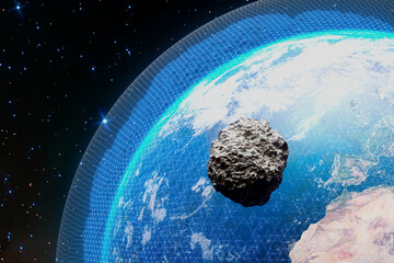 Imminent Asteroid Threat Neutralized by Earth's Advanced Defense Grid