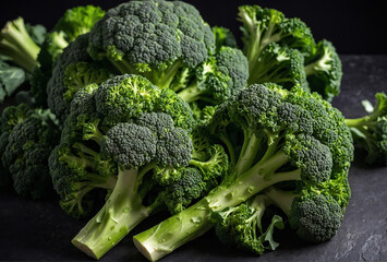 broccoli on the table