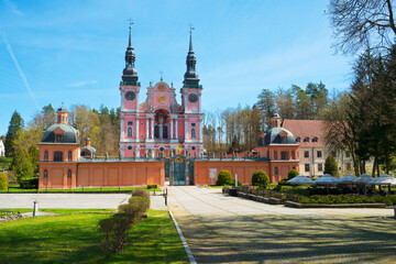 21 04 23;  Marian Sanctuary Swieolipska basilica of the Visitation of the Blessed Virgin Mary - the village of Swieta Lipka in Warmia and Mazury in Poland