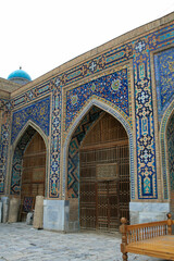 Detail of Tilya Kori Madrasa, Samarkand