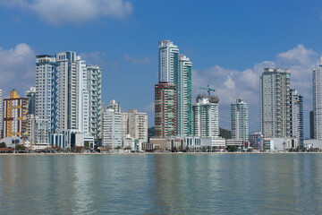 Fototapeta premium Balneario Camboriu beach in Santa Catarina Brazil.
