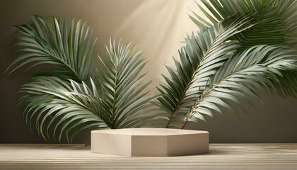 Fototapeta premium 3D illustration of a presentation podium