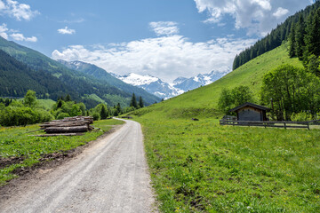 East Alpes at the Ferleiten area in Austria - 753273037