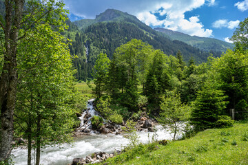 East Alpes at the Ferleiten area in Austria - 753273208