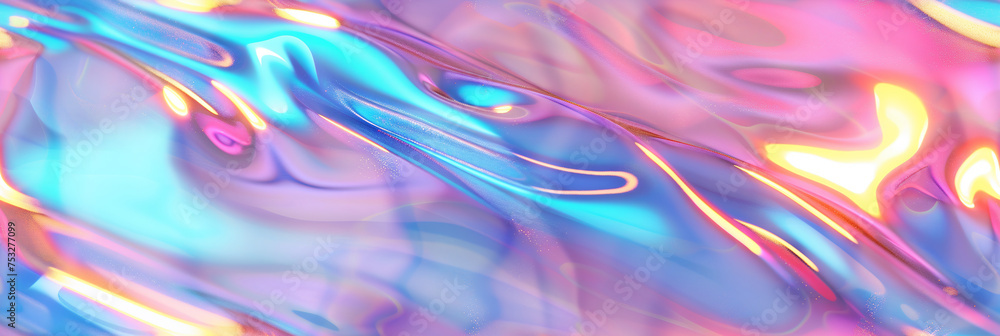 Poster seamless y2k retro futurism iridescent playful pastel holographic heatmap ombre gradient blur backgr