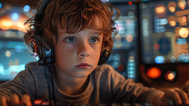 Dream job of IT developer kid