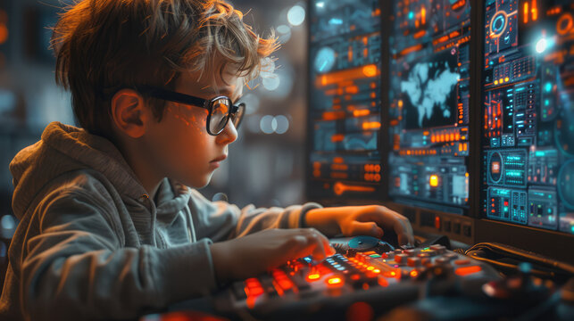 Dream job of IT developer kid