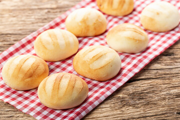Delicious and nutritious almojábanas or pandebono, a food based on cassava flour and cheese