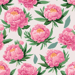 universal hand drawn floral template for cover. Home decor, backgrounds, cards. Children abstract and floral design in doodle style. Vector illustration and seamless pattern