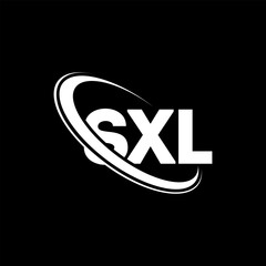 SXL logo. SXL letter. SXL letter logo design. Initials SXL logo linked with circle and uppercase monogram logo. SXL typography for technology, business and real estate brand.