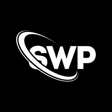 SWP logo. SWP letter. SWP letter logo design. Initials SWP logo linked with circle and uppercase monogram logo. SWP typography for technology, business and real estate brand.