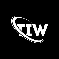 TIW logo. TIW letter. TIW letter logo design. Initials TIW logo linked with circle and uppercase monogram logo. TIW typography for technology, business and real estate brand.