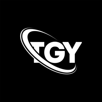 TGY logo. TGY letter. TGY letter logo design. Initials TGY logo linked with circle and uppercase monogram logo. TGY typography for technology, business and real estate brand.