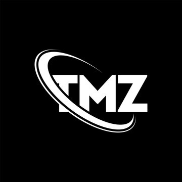 TMZ logo. TMZ letter. TMZ letter logo design. Initials TMZ logo linked with circle and uppercase monogram logo. TMZ typography for technology, business and real estate brand.