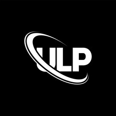 ULP logo. ULP letter. ULP letter logo design. Initials ULP logo linked with circle and uppercase monogram logo. ULP typography for technology, business and real estate brand.