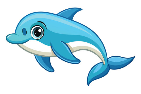 dolphin vector art work 