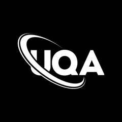 UQA logo. UQA letter. UQA letter logo design. Initials UQA logo linked with circle and uppercase monogram logo. UQA typography for technology, business and real estate brand.